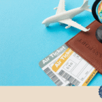 Immigration consultant explaining the visa application process to a client with documents and passport on the desk